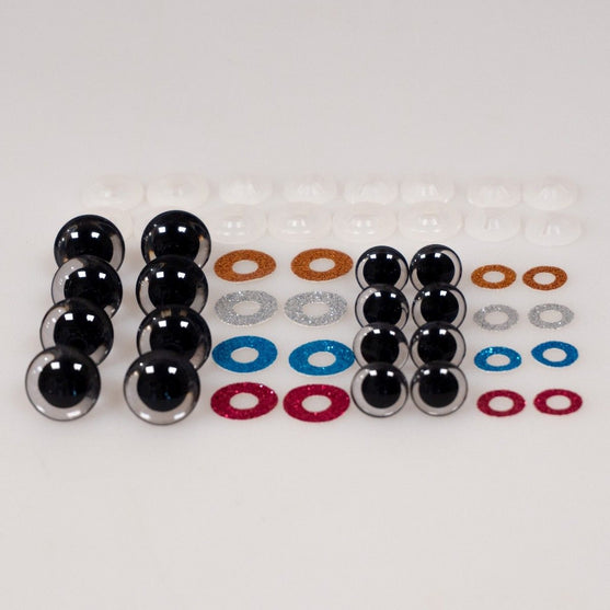 Occhi di sicurezza glitterati - Medio - Go Handmade
2