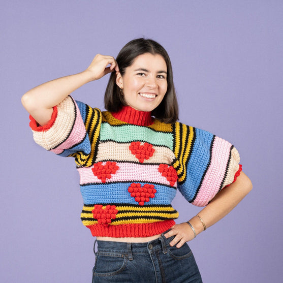 Heart on Crop - Maglione
2