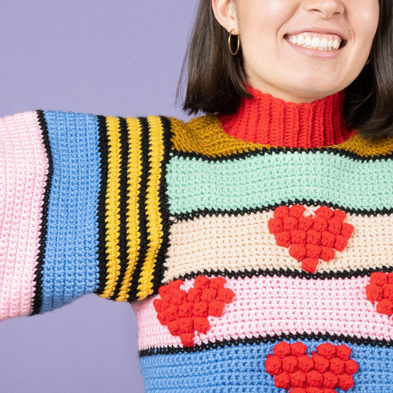 Heart on Crop - Maglione
7