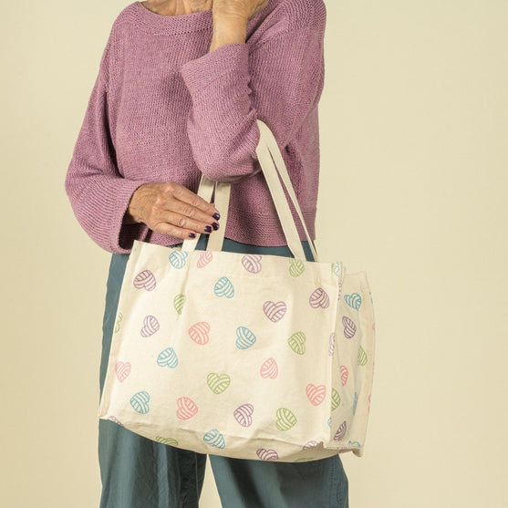 Shopper in tela con chiusura a lacci - Hobbii
4