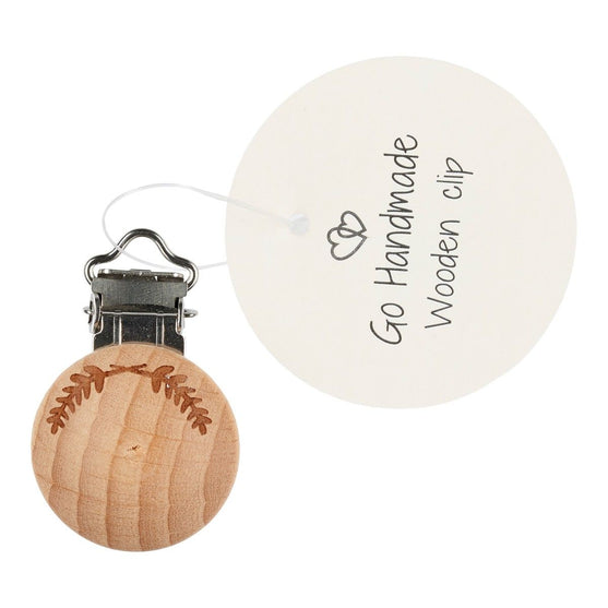 Clip in legno con alloro - Go Handmade
3