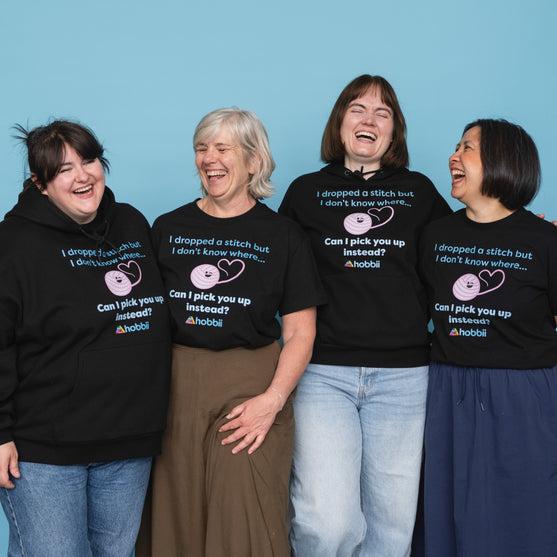 Dropped A Stitch T-shirt - Yarniis (Edizione limitata) - Hobbii
9