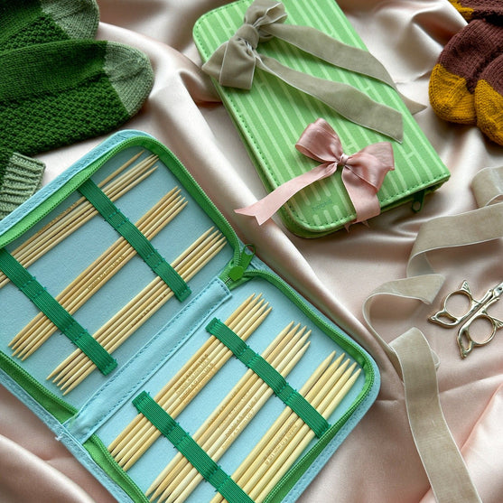 Set di ferri a doppia punta in bamboo - 15 cm - Hobbii
8