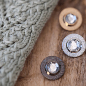 Bottoni decorativi - 17 mm - 4 pz - Go Handmade
2