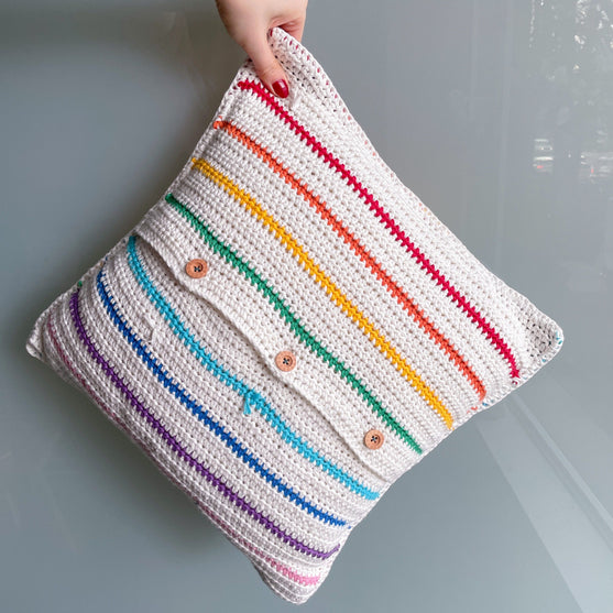 Woven Rainbow Cuscino
3