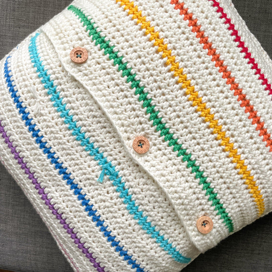 Woven Rainbow Cuscino
4