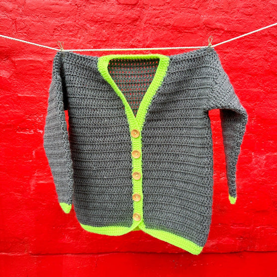 Contrast Cardi - Cardigan per bambini
4
