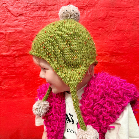 Triple pompom - Berretto per bambini
2