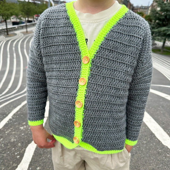 Contrast Cardi - Cardigan per bambini
3