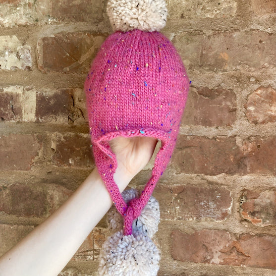 Triple pompom - Berretto per bambini
3