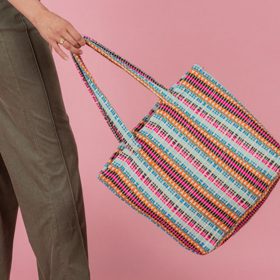 Borsa shopper in jacquard - Hobbii
3
