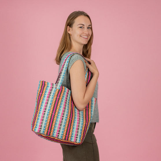Borsa shopper in jacquard - Hobbii
2