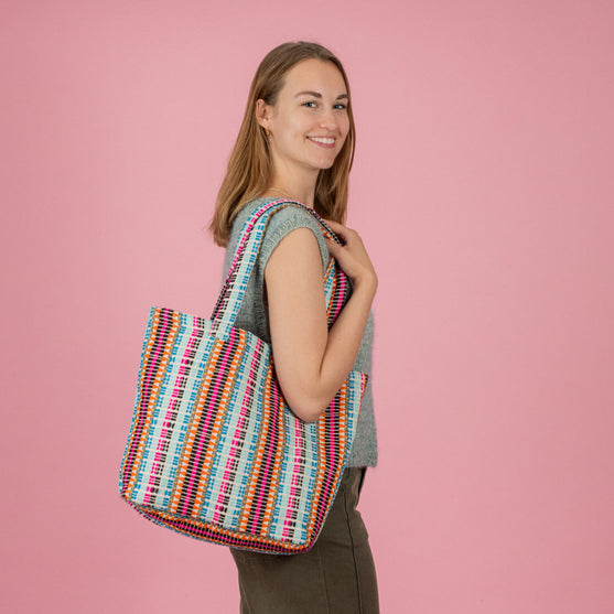 Borsa shopper in jacquard - Hobbii
2