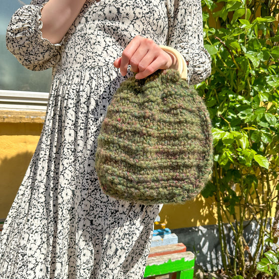 Manici per borsa in legno - Forma a D - Hobbii
6