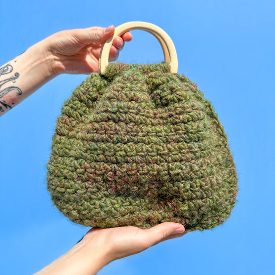 Manici per borsa in legno - Forma a D - Hobbii
3
