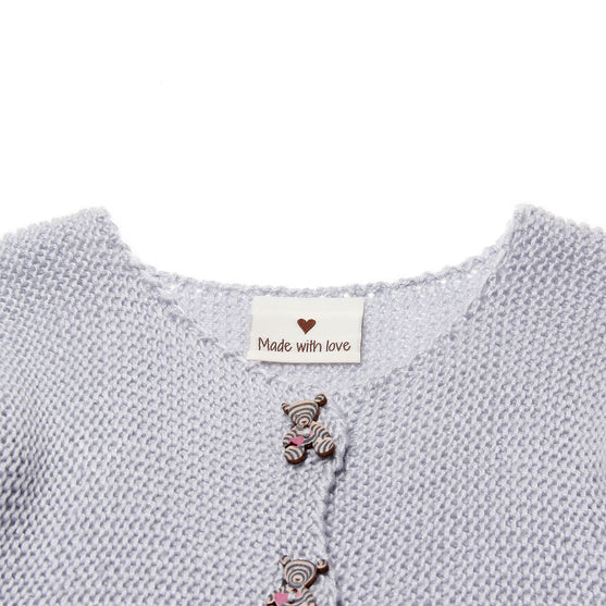 10 Etichette - Made with love - 1 cuore - Go Handmade
8