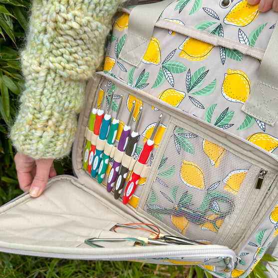 Borsa porta gomitoli stampata - Hobbii
6