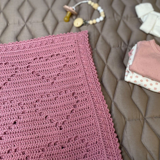 Lovely Hearts Bamboo - Copertina per neonato
2