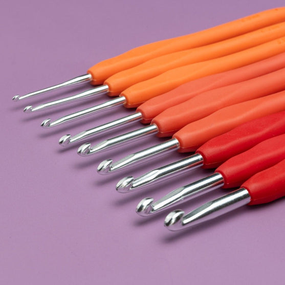 Set Uncinetti Easy Touch - Berry - 9 dimensioni - Hobbii
7