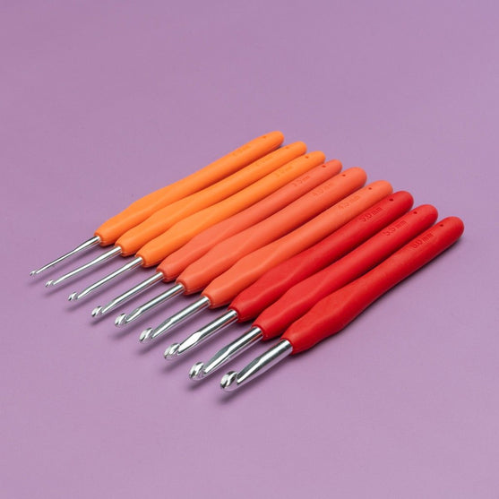 Set Uncinetti Easy Touch - Berry - 9 dimensioni - Hobbii
5