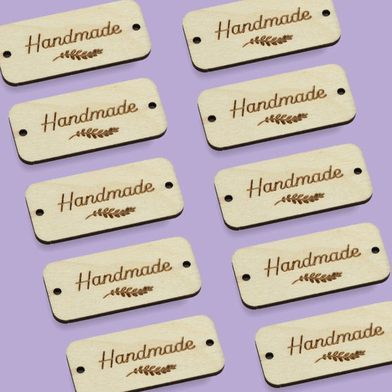 Etichette in legno - Handmade - Hobbii
5