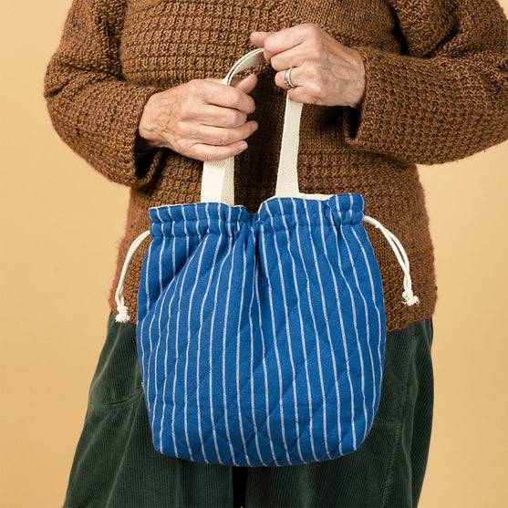 Borsa porta proggetto trapuntata con coulisse - Hobbii
5