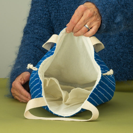 Borsa porta proggetto trapuntata con coulisse - Hobbii
8