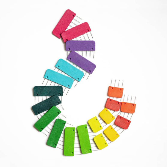 Rainbow Knit Blockers - Pettini per bloccaggio - KnitPro
6