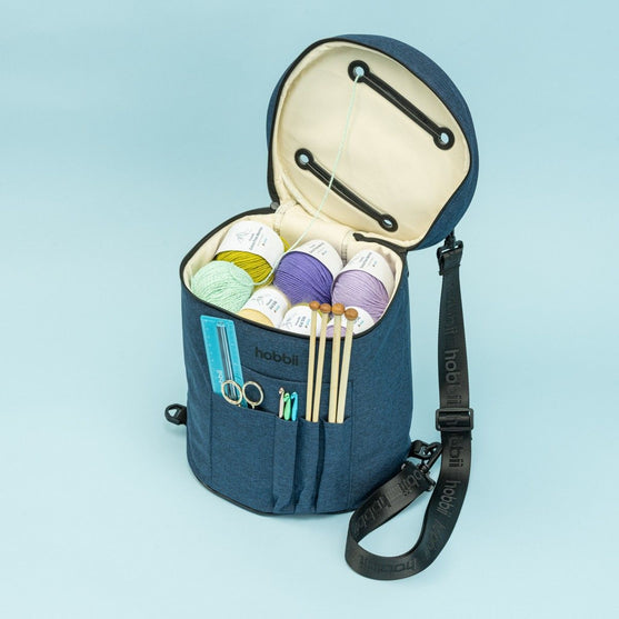 Borsa porta gomitoli - Cilindrica - Hobbii
4