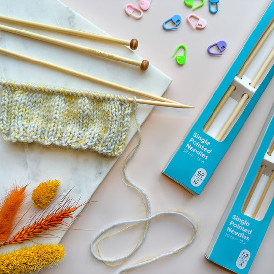 Ferri da maglia dritti Bamboo - Hobbii
5