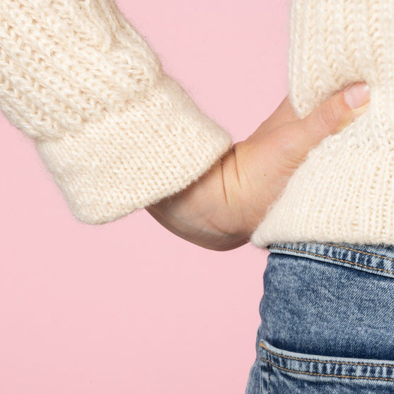 Skyler - Maglione a coste inglesi
4