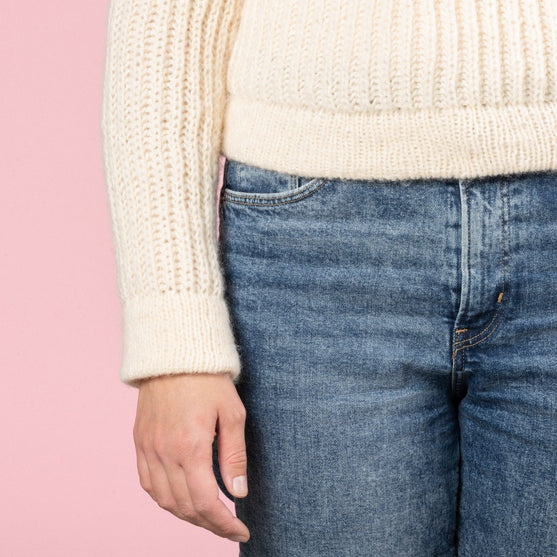 Skyler - Maglione a coste inglesi
6