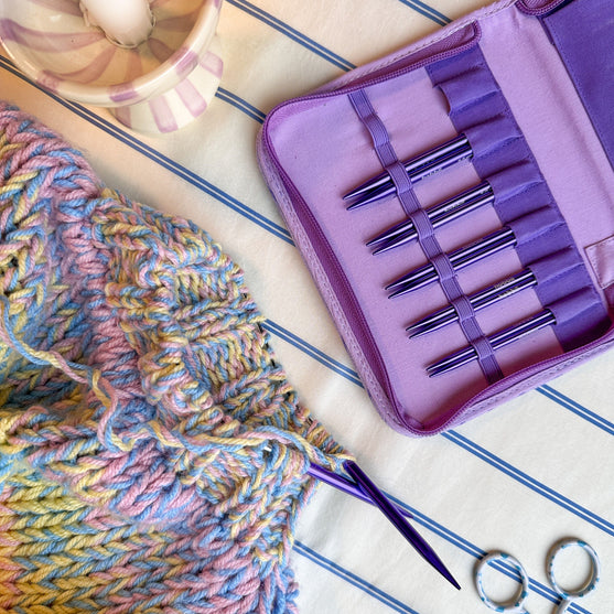 Set ferri circolari intercambiabili corti Stellar Essential - Amethyst - Hobbii
12