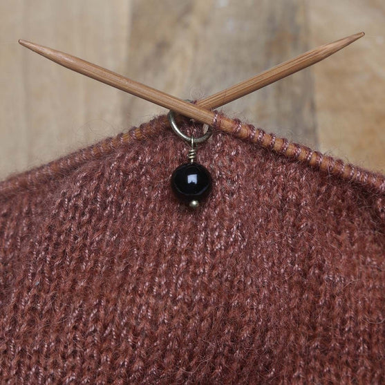 Segnamaglie con perle - Go Handmade
2