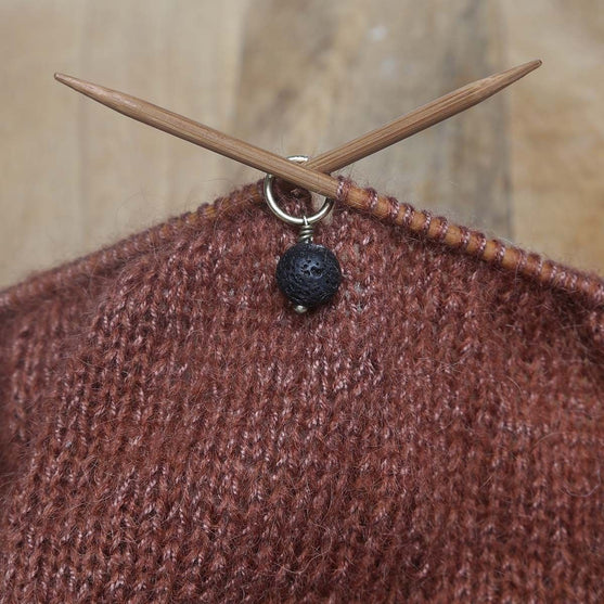 Segnamaglie con perle - Go Handmade
4