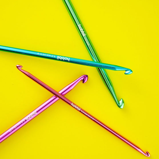 Set di uncinetti tunisini doppi Alu - 14 cm - Hobbii
8