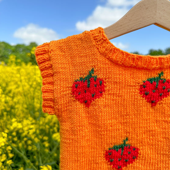 Tutti Frutti Strawberry - Maglietta senza maniche per bambini
2
