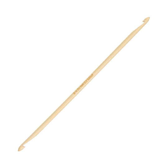 Uncinetto tunisino doppio in bamboo - 20 cm - Hobbii