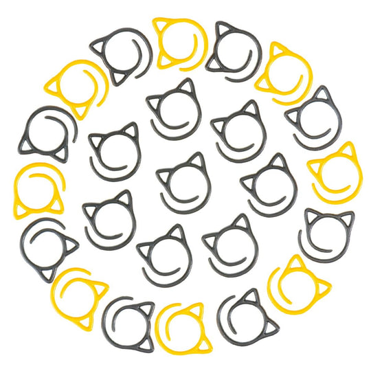 Segnamaglie in metallo - Gatto di Halloween - Hobbii