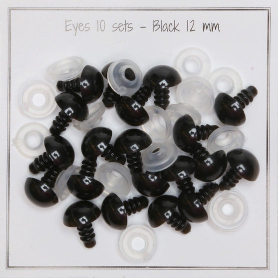 

Occhi con clip di sicurezza - 12 mm - Go Handmade
1