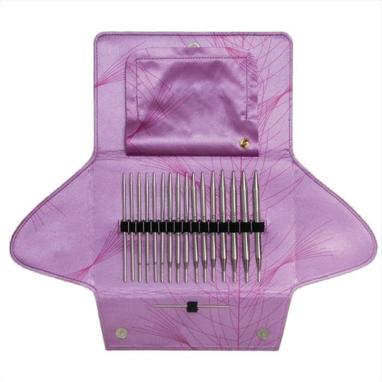 Click Lace - Set di ferri circolari intercambiabili - Lunghi - addi