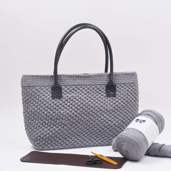 

Ribbon Shopper con il fondo di pelle – Piccola
3