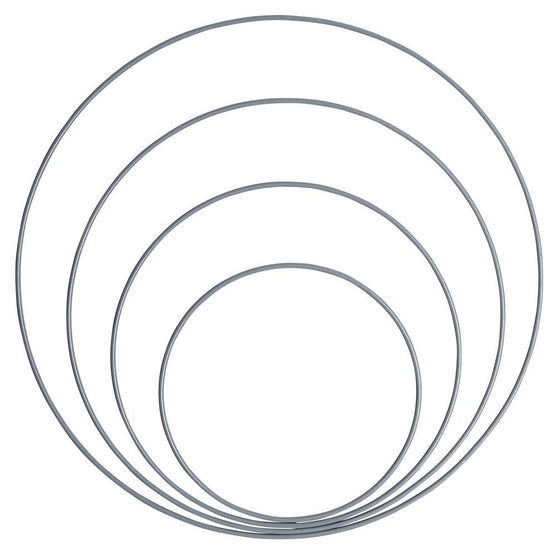 

Mix Anello in metallo (15, 20, 25 & 30 cm), 4 pezzi - Go Handmade
1