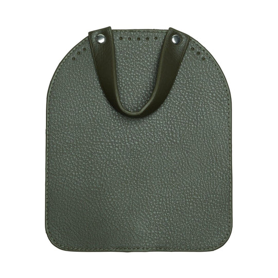 Chiusura per borsa con bottone magnetico - Green/Silver - Go Handmade
