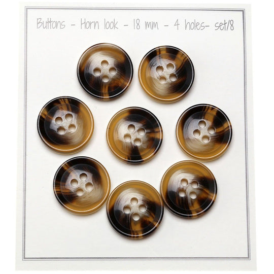 Bottone (simil) Corno - Go Handmade