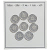

Bottoni Glitter - Argento - Diverse dimensioni - Go Handmade
1