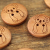 

Bottoni con animali - 17 mm - Go Handmade
2