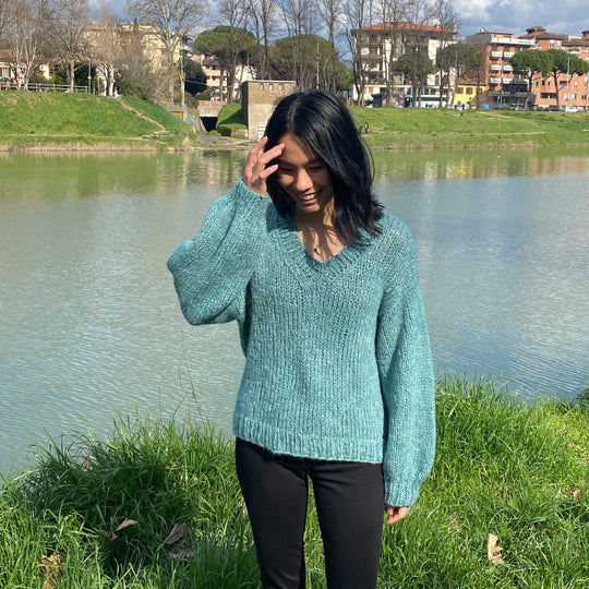 Charlotte - Maglione scollo a V