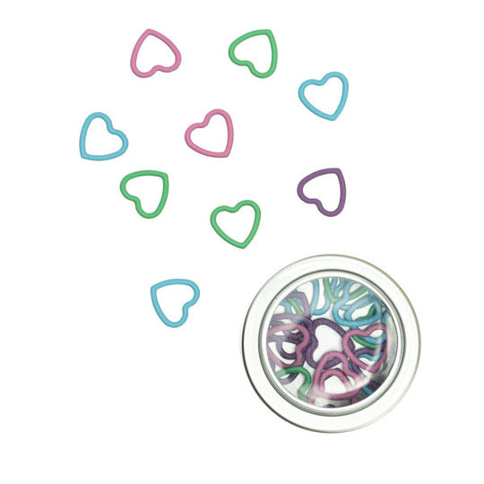 Segnamaglie in metallo - Cuore - Hobbii