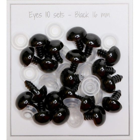

Occhi con clip di sicurezza - 16 mm - Go Handmade
1
